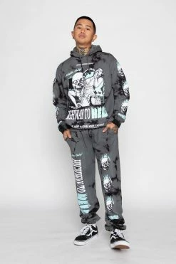 CASH One Way Ticket Tie Dye Hoodie