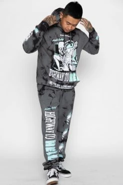 CASH One Way Ticket Tie Dye Hoodie