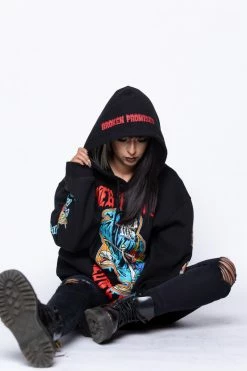 BROKEN PROMISES Never Forgive Hoodie Black 41 BROKEN PROMISES Never Forgive Hoodie Black