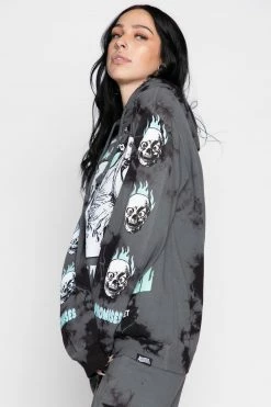 CASH One Way Ticket Tie Dye Hoodie