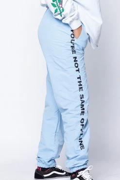 BROKEN PROMISES Social Media Drama Blue Jogger Bottoms 12 BROKEN PROMISES Social Media Drama Blue Jogger Bottoms