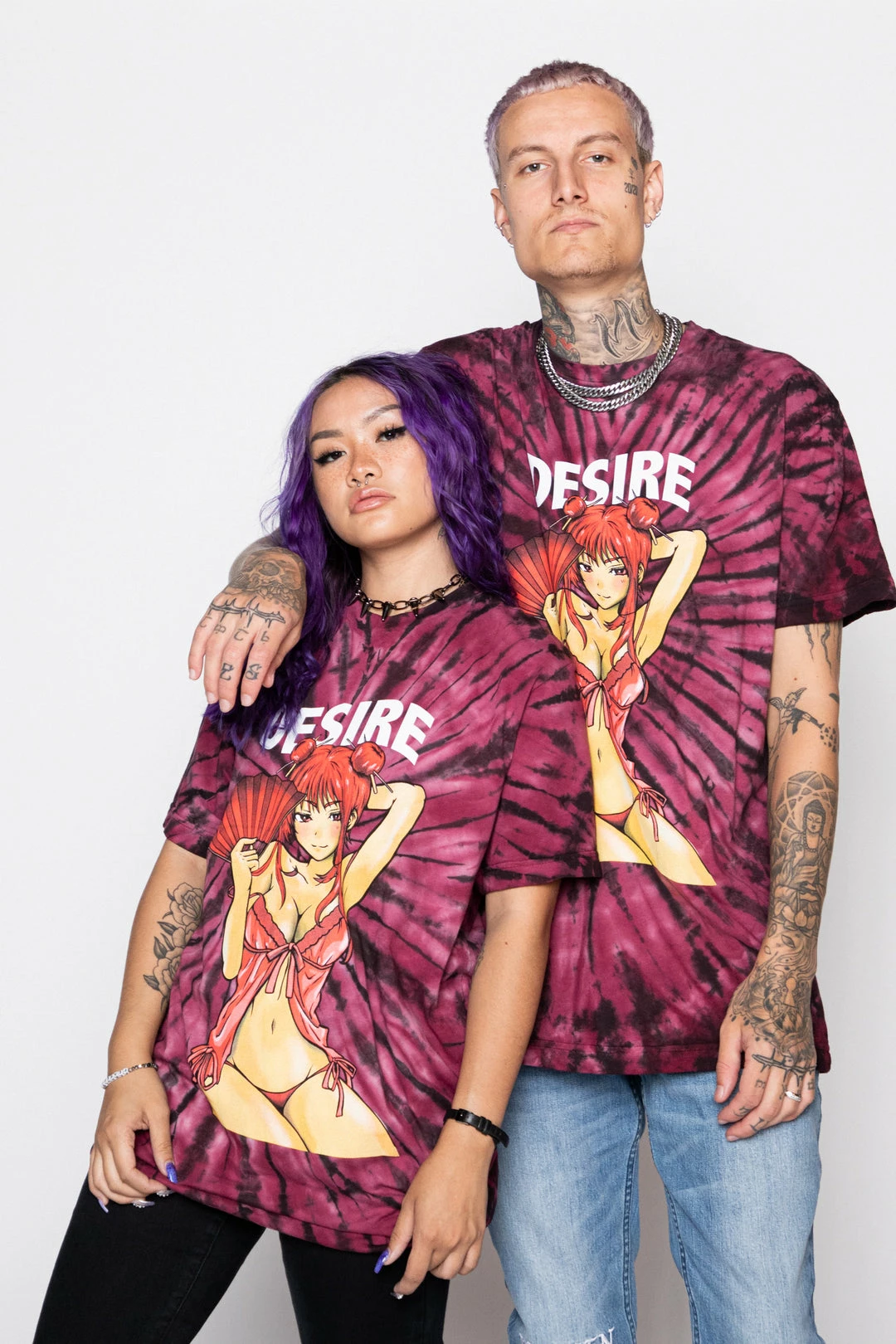 BROKEN PROMISES Shirts Desire Anime Tie Dye Tee 3 BROKEN PROMISES Shirts Desire Anime Tie Dye Tee