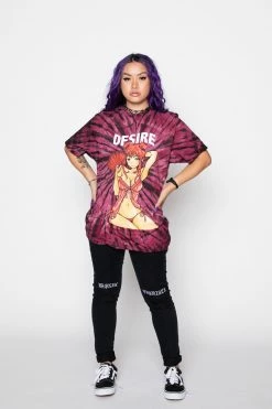 BROKEN PROMISES Shirts Desire Anime Tie Dye Tee 12 BROKEN PROMISES Shirts Desire Anime Tie Dye Tee
