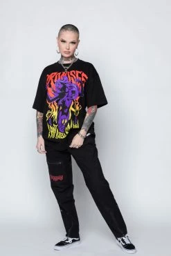 BROKEN PROMISES Shirts Voodoo Tee Black