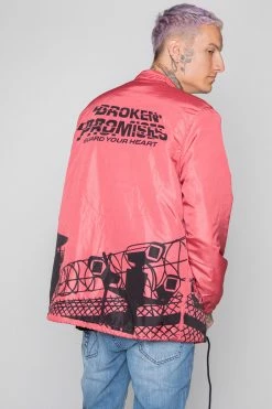 CASH Outerwear Guardian Quilted Jacket Rose