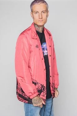 CASH Outerwear Guardian Quilted Jacket Rose