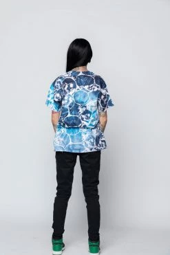 BROKEN PROMISES Shirts Night Terrors AOP Tee Blue