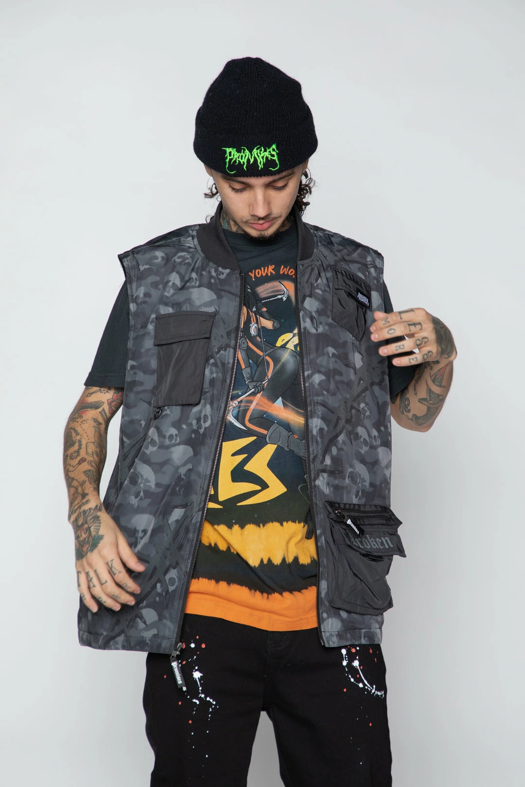 BROKEN PROMISES Catacombs Vest Black Outerwear 7 BROKEN PROMISES Catacombs Vest Black Outerwear
