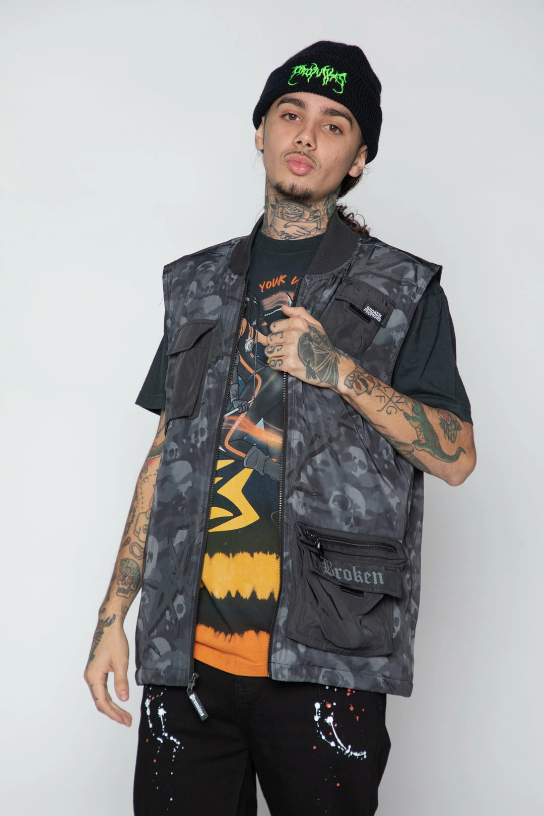 BROKEN PROMISES Catacombs Vest Black Outerwear 8 BROKEN PROMISES Catacombs Vest Black Outerwear