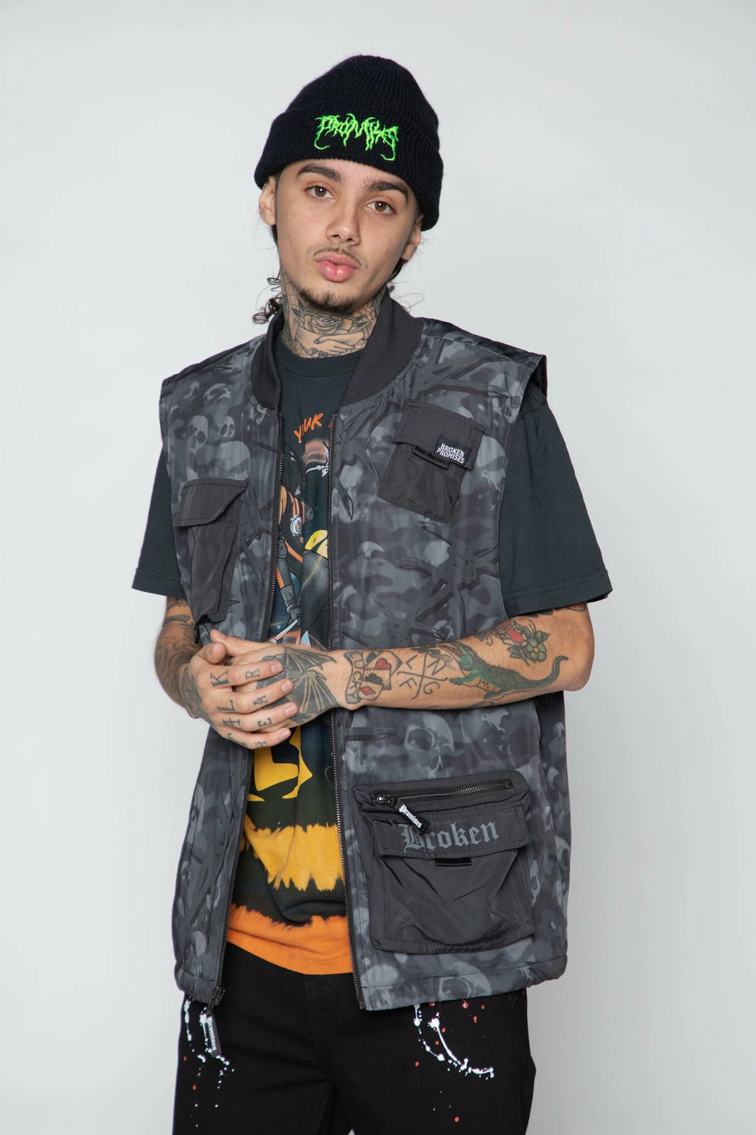 BROKEN PROMISES Catacombs Vest Black Outerwear 3 BROKEN PROMISES Catacombs Vest Black Outerwear