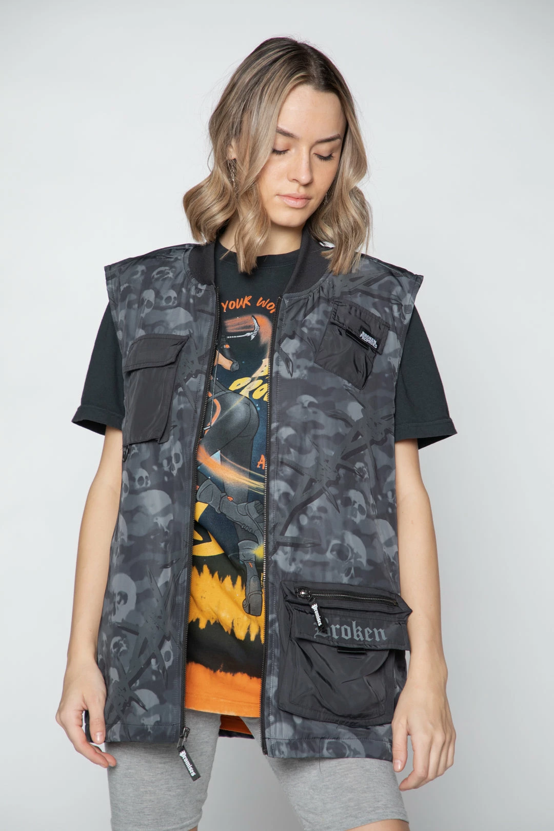 BROKEN PROMISES Catacombs Vest Black Outerwear 15 BROKEN PROMISES Catacombs Vest Black Outerwear