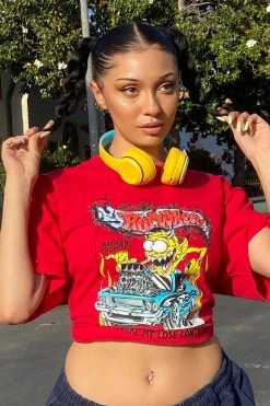 BROKEN PROMISES BP X Hot Wheels Control Tee Red