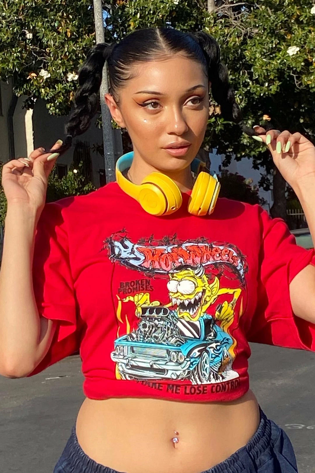 BROKEN PROMISES BP X Hot Wheels Control Tee Red 3 BROKEN PROMISES BP X Hot Wheels Control Tee Red