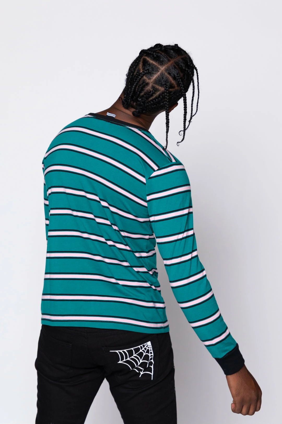 BROKEN PROMISES Shirts Destruction Stripe L/S Green 9 BROKEN PROMISES Shirts Destruction Stripe L/S Green