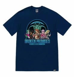 BROKEN PROMISES Let's Fight Tee Navy Shirts 15 BROKEN PROMISES Let's Fight Tee Navy Shirts