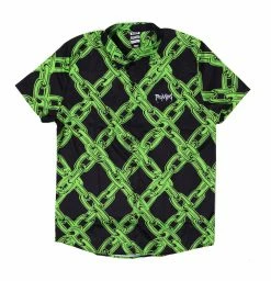 BROKEN PROMISES Link Up Button-Up Shirt Shirts