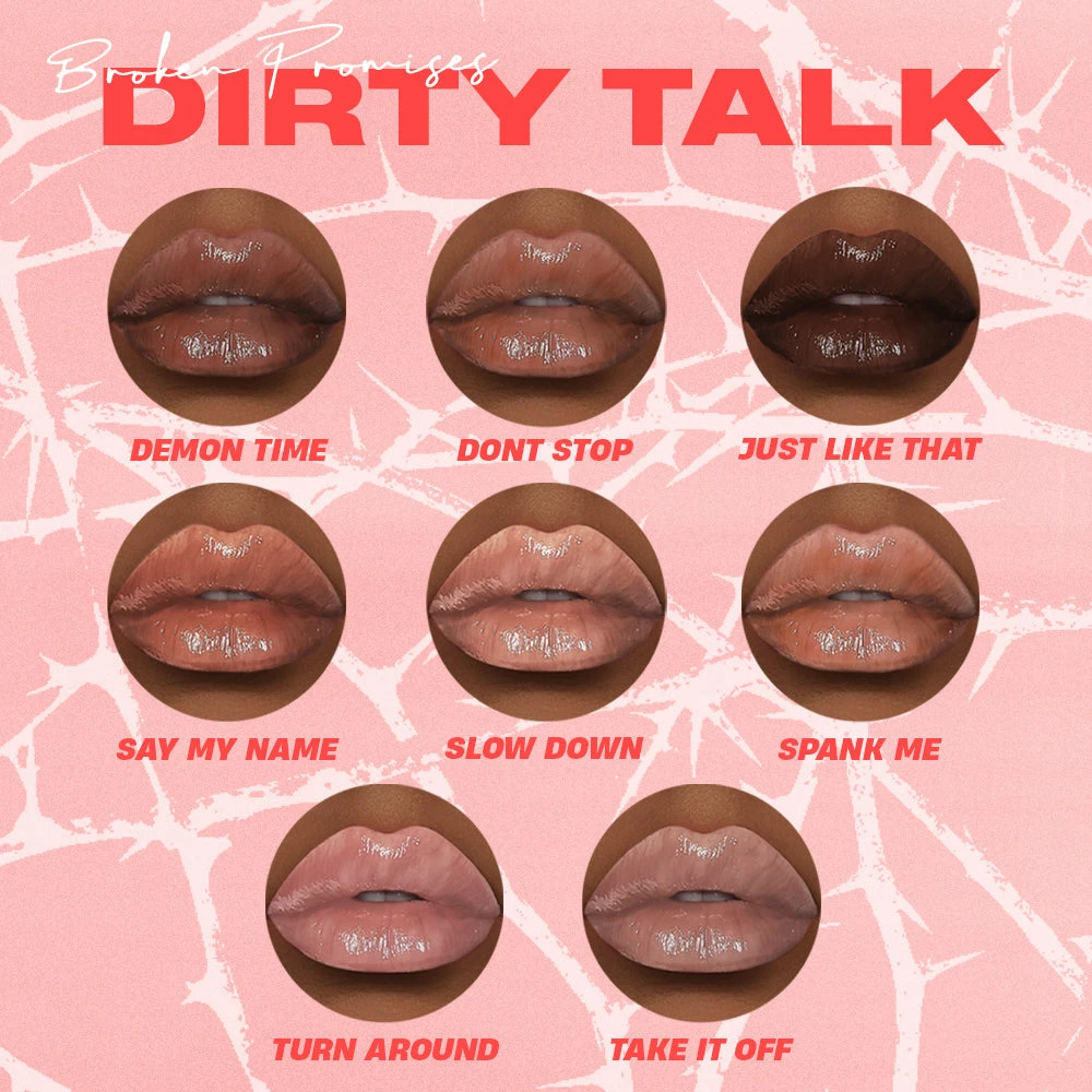 BROKEN PROMISES Accessories Dirty Talk Lip Gloss 12 BROKEN PROMISES Accessories Dirty Talk Lip Gloss