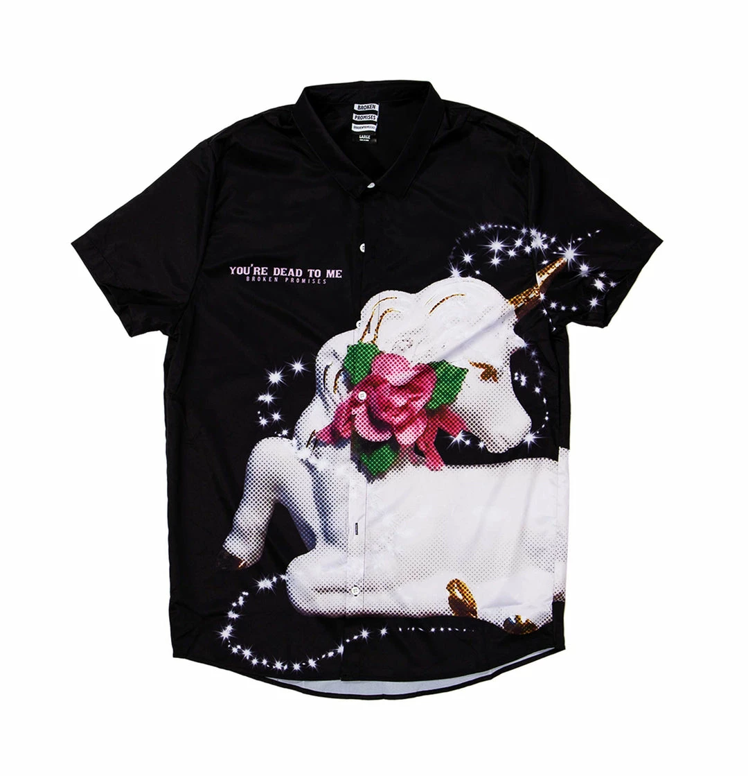 BROKEN PROMISES Shirts Porcelain Button Up Shirt 5 BROKEN PROMISES Shirts Porcelain Button Up Shirt