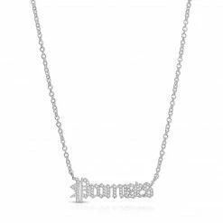 BROKEN PROMISES Promises Necklace Bling Silver