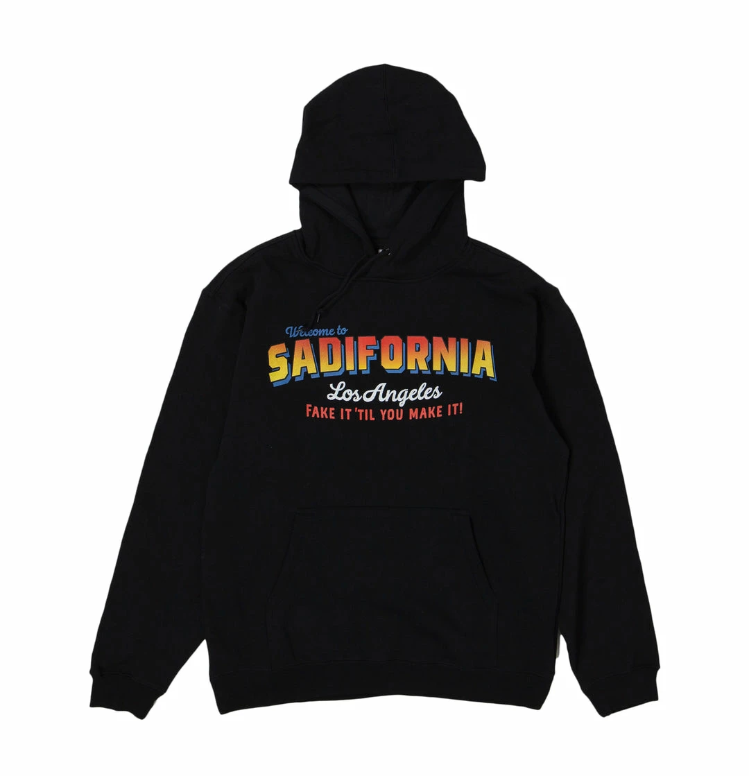 BROKEN PROMISES Hoodies Sadifornia Hoodie Black 4 BROKEN PROMISES Hoodies Sadifornia Hoodie Black