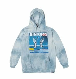 BROKEN PROMISES Sinking Feeling Tie Dye Hoodie Hoodies
