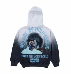 BROKEN PROMISES Snowglobe Dip Dye Sweatshirt