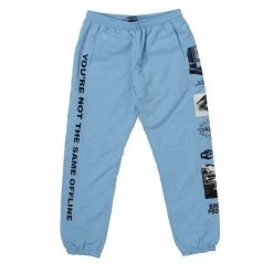 BROKEN PROMISES Social Media Drama Blue Jogger Bottoms