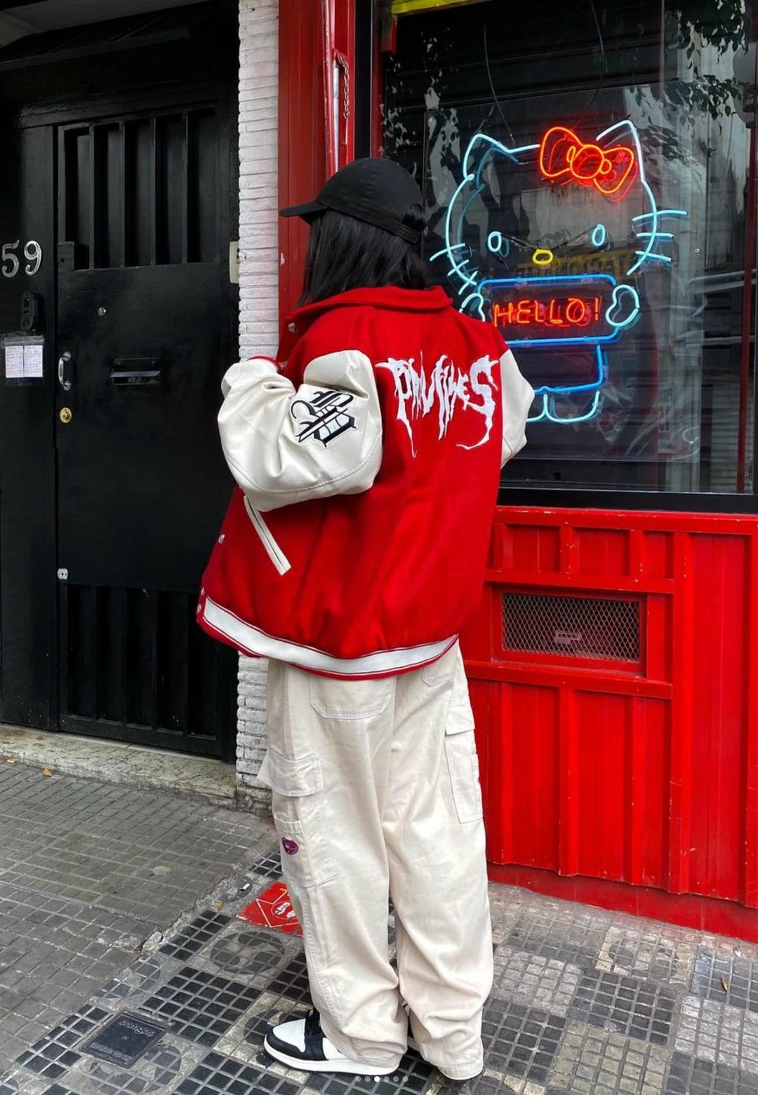 BROKEN PROMISES Graveyard Varsity Jacket Red Outerwear 3 BROKEN PROMISES Graveyard Varsity Jacket Red Outerwear