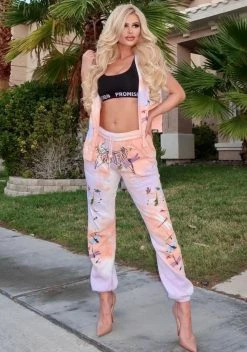 CASH Dragonflies Tie Dye Sweatpants