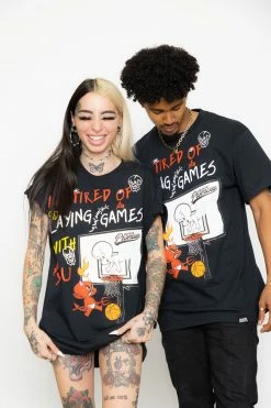 BROKEN PROMISES BP X Casper Playing Games Tee Black