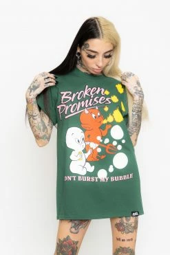 BROKEN PROMISES BP X Casper Burst My Bubble Tee Forest 16 BROKEN PROMISES BP X Casper Burst My Bubble Tee Forest