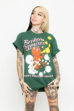 BROKEN PROMISES BP X Casper Burst My Bubble Tee Forest 15 BROKEN PROMISES BP X Casper Burst My Bubble Tee Forest