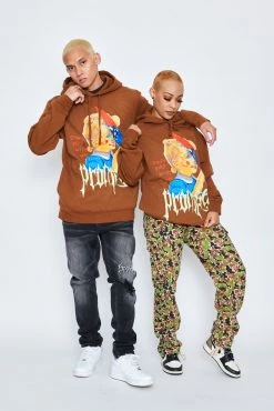 CASH Hoodies Play Fight Hoodie Caramel