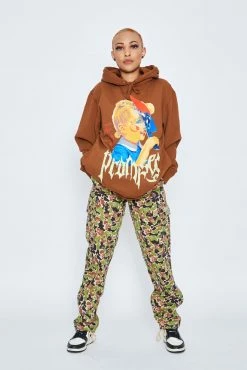 CASH Hoodies Play Fight Hoodie Caramel