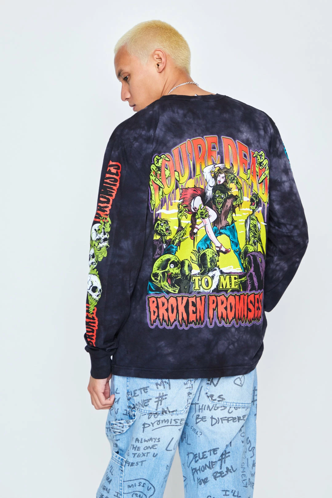 CASH Only Nightmare L/S Crystal Wash Black Shirts 13 CASH Only Nightmare L/S Crystal Wash Black Shirts