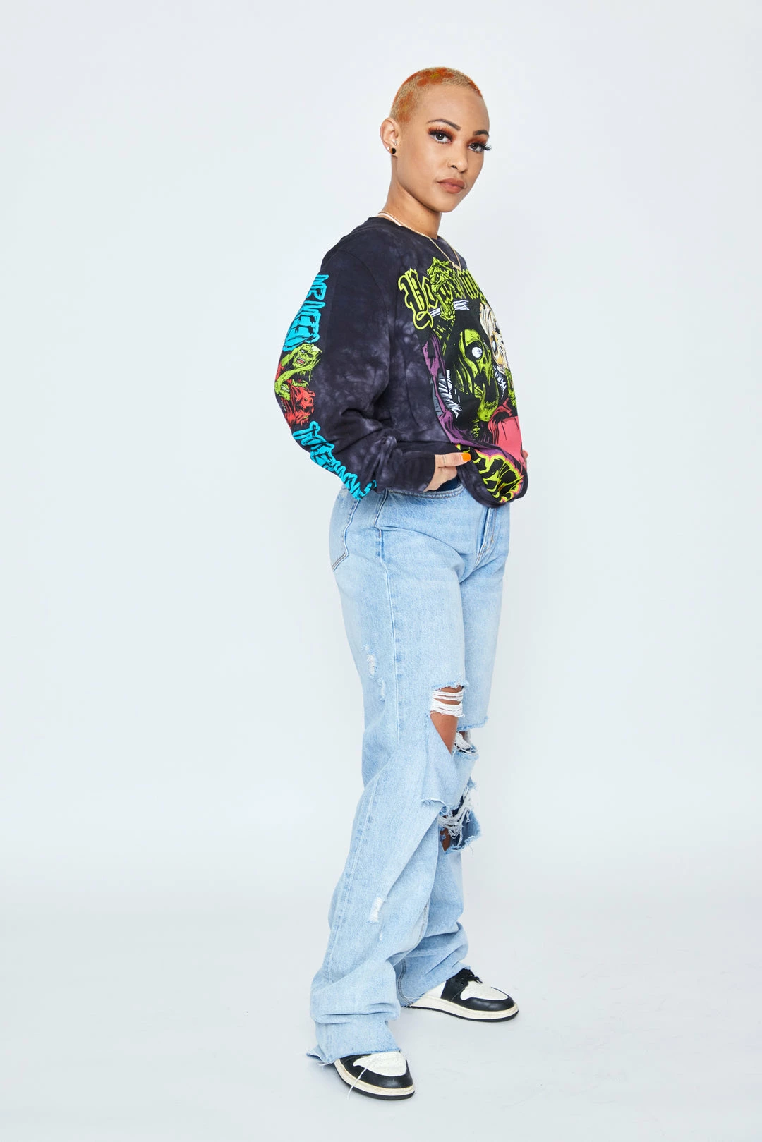 CASH Only Nightmare L/S Crystal Wash Black Shirts 5 CASH Only Nightmare L/S Crystal Wash Black Shirts