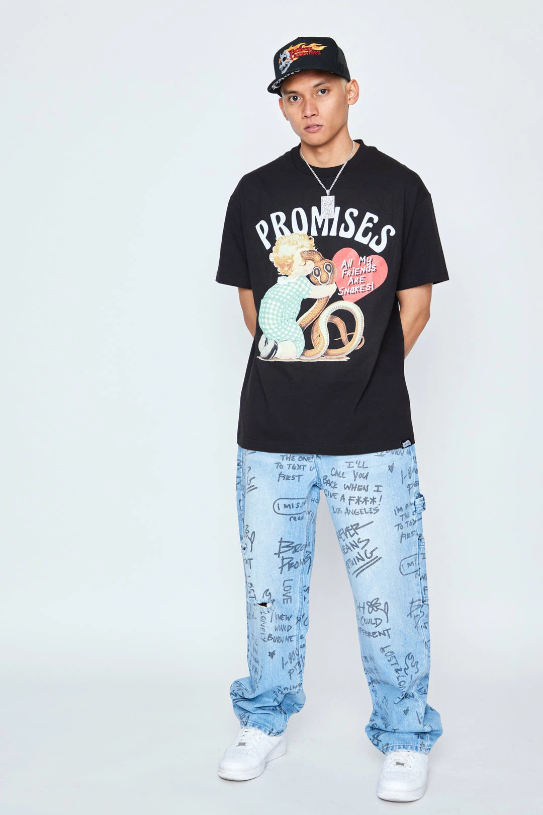 CASH Shirts Snakes Tee Black 5 CASH Shirts Snakes Tee Black