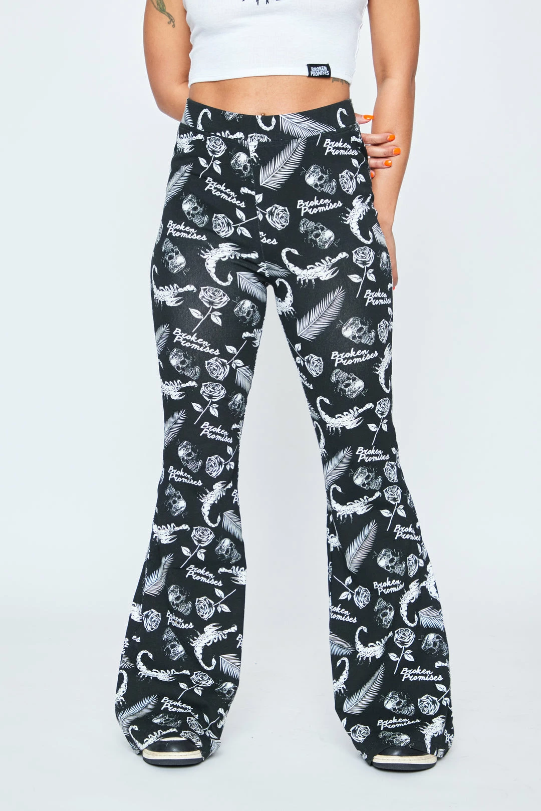 BROKEN PROMISES Bottoms Tropic Disaster Flare Pant 11 BROKEN PROMISES Bottoms Tropic Disaster Flare Pant