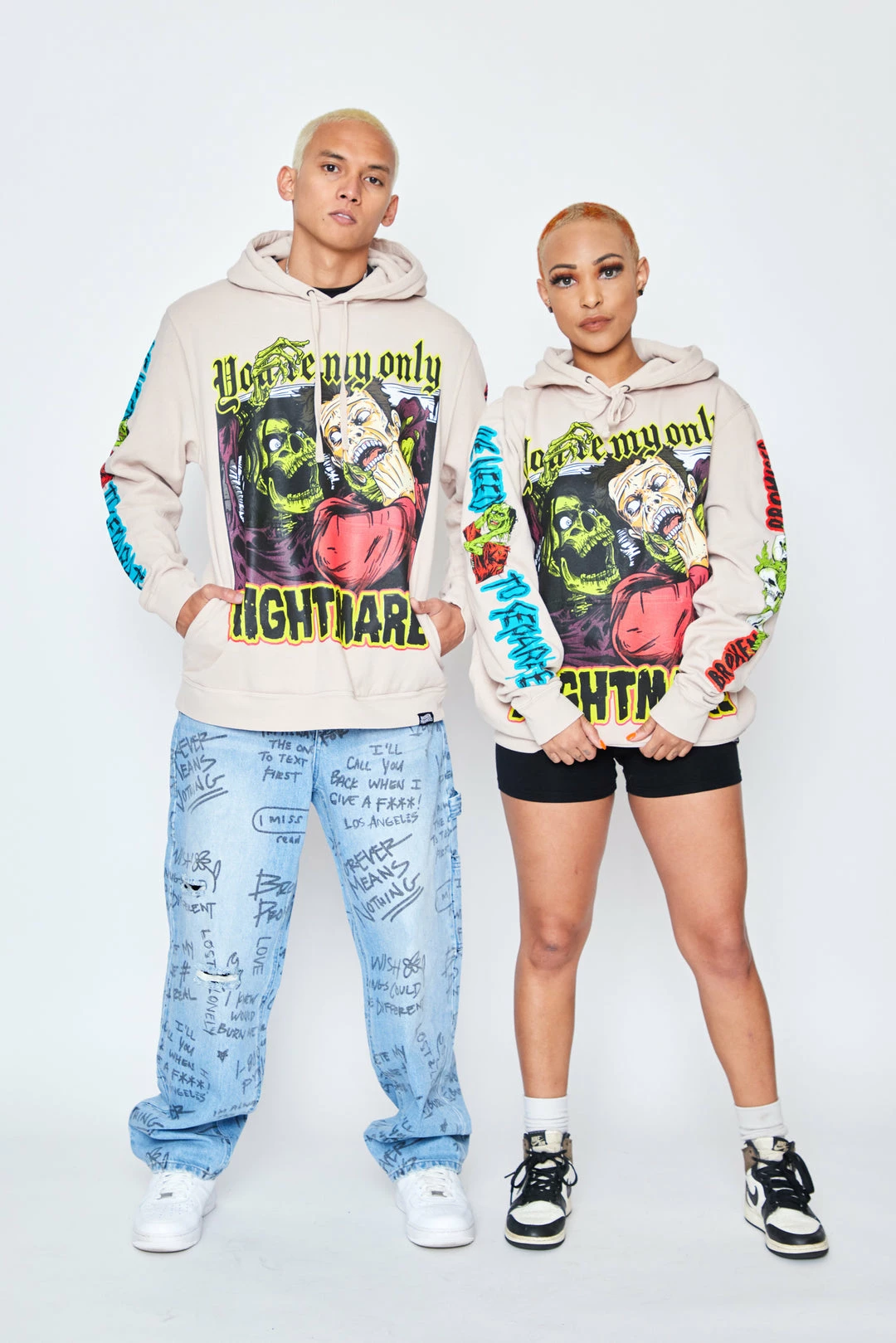 CASH Hoodies Only Nightmare Hoodie Sand 4 CASH Hoodies Only Nightmare Hoodie Sand