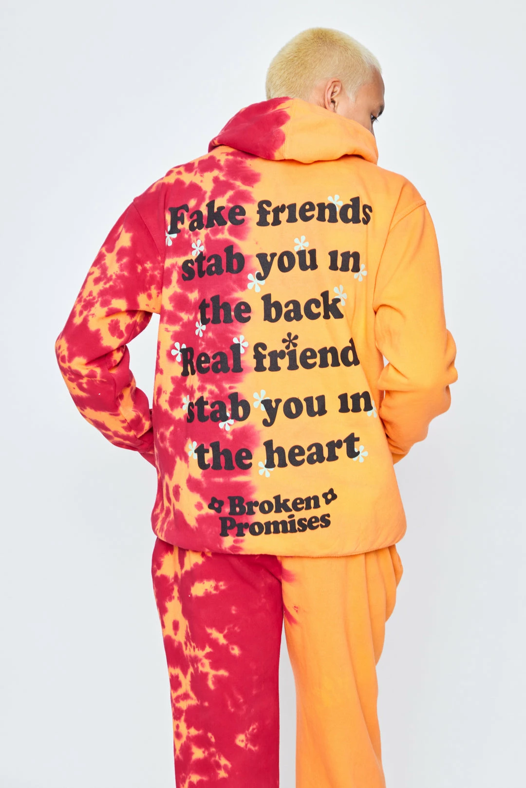 CASH Fake Friends Split Dye Hoodie Hoodies 7 CASH Fake Friends Split Dye Hoodie Hoodies