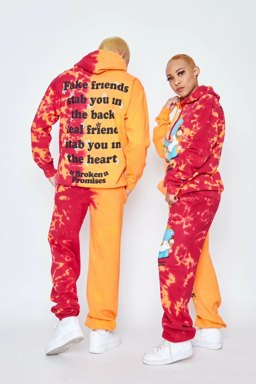 CASH Fake Friends Split Dye Hoodie Hoodies 5 CASH Fake Friends Split Dye Hoodie Hoodies