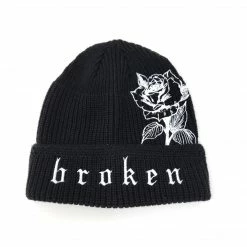 BROKEN PROMISES Wait Forever Beanie Black