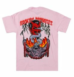 BROKEN PROMISES Worst In Me Tee Pink