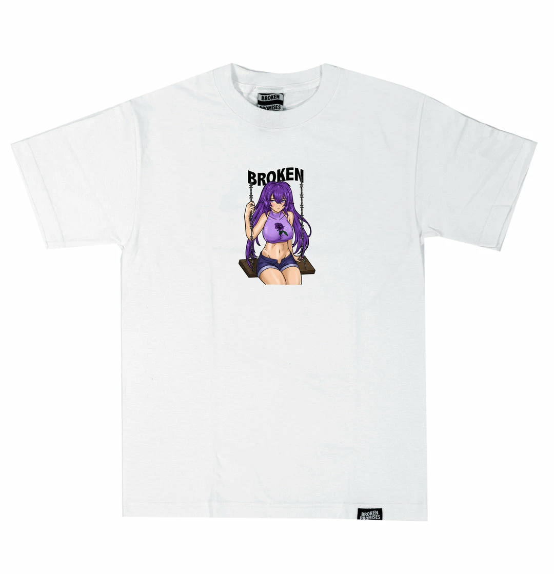BROKEN PROMISES Broken Girl Tee White Shirts 4 BROKEN PROMISES Broken Girl Tee White Shirts