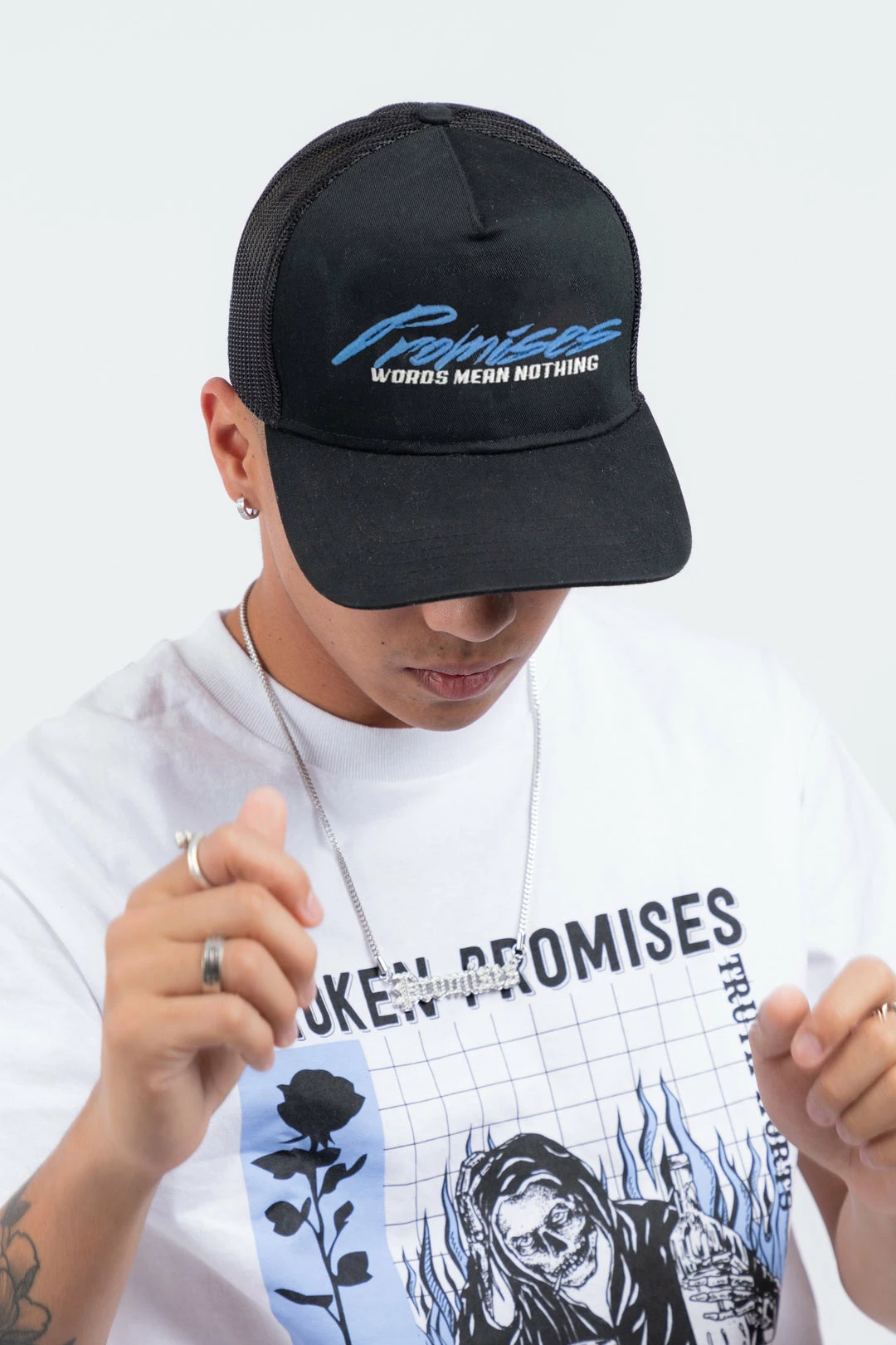 BROKEN PROMISES Cold & Numb Mesh Hat 3 BROKEN PROMISES Cold & Numb Mesh Hat