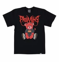 BROKEN PROMISES Shirts Damien S/S Tee Blk 22 BROKEN PROMISES Shirts Damien S/S Tee Blk