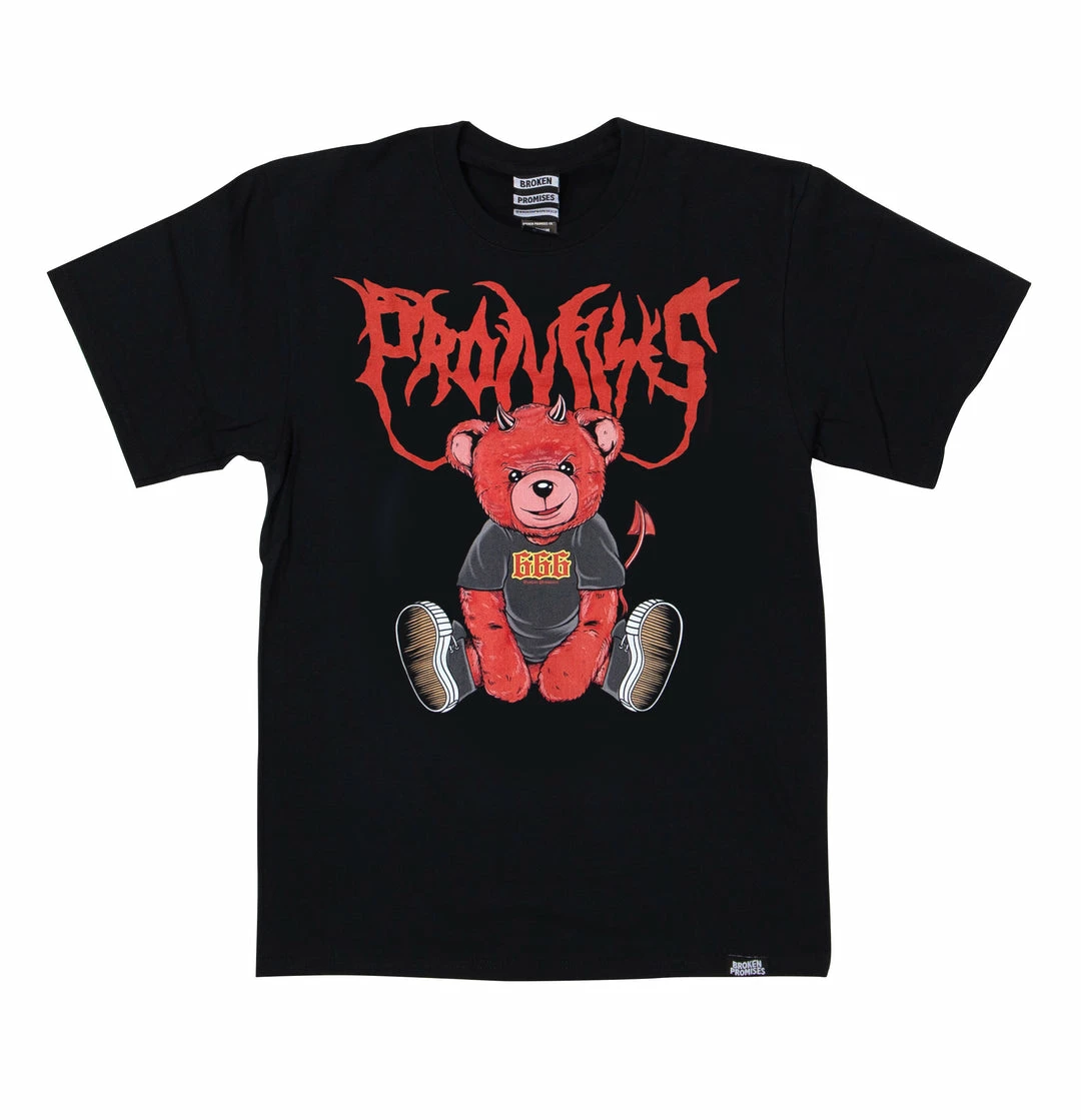 BROKEN PROMISES Shirts Damien S/S Tee Blk 7 BROKEN PROMISES Shirts Damien S/S Tee Blk