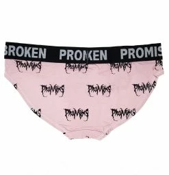 BROKEN PROMISES Graveyard Pink Brief
