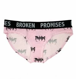 BROKEN PROMISES Graveyard Pink Brief