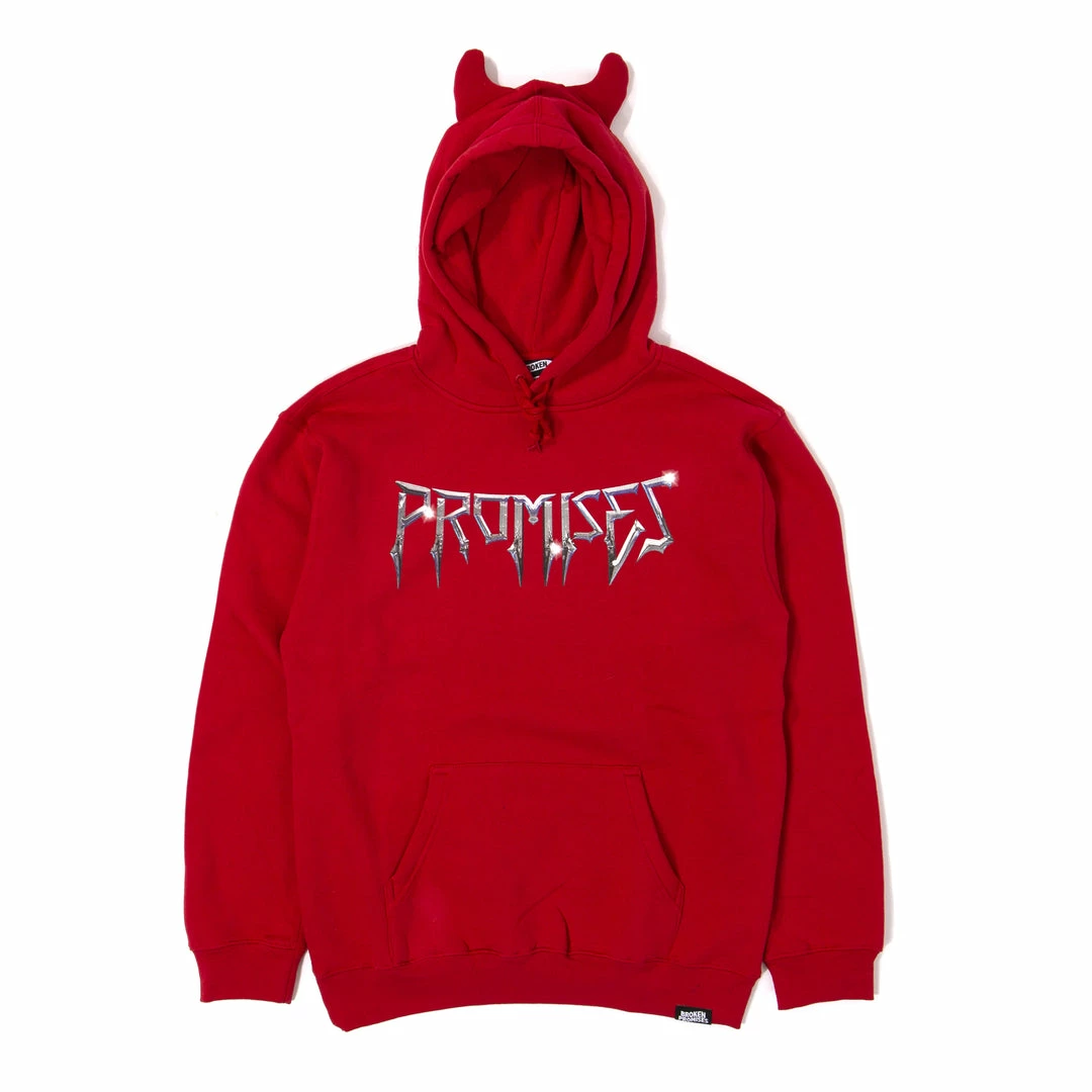 BROKEN PROMISES Headbang Horn Hoodie Red Horn Hoodies 3 BROKEN PROMISES Headbang Horn Hoodie Red Horn Hoodies